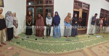 Rapat Rutin Angkatan Muda-Mudi Islam Dusun Karangtengah
