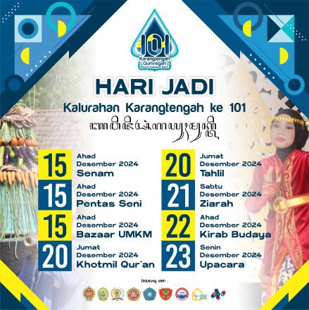 Kegiatan Hari Ulang Tahun Kalurahan Karangtengah yang ke-101 Tahun