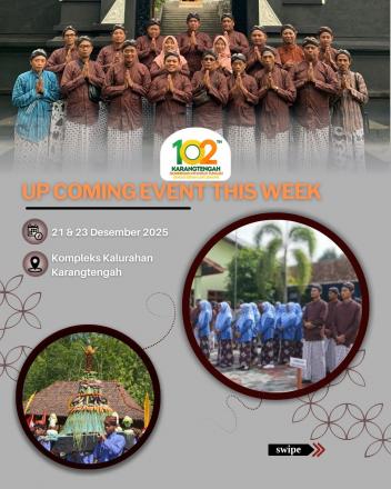 Semarak Hari Jadi Kalurahan Karangtengah Ke-102