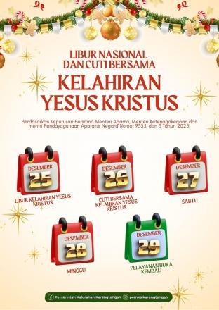 Libur Nasional dan Cuti Bersama 